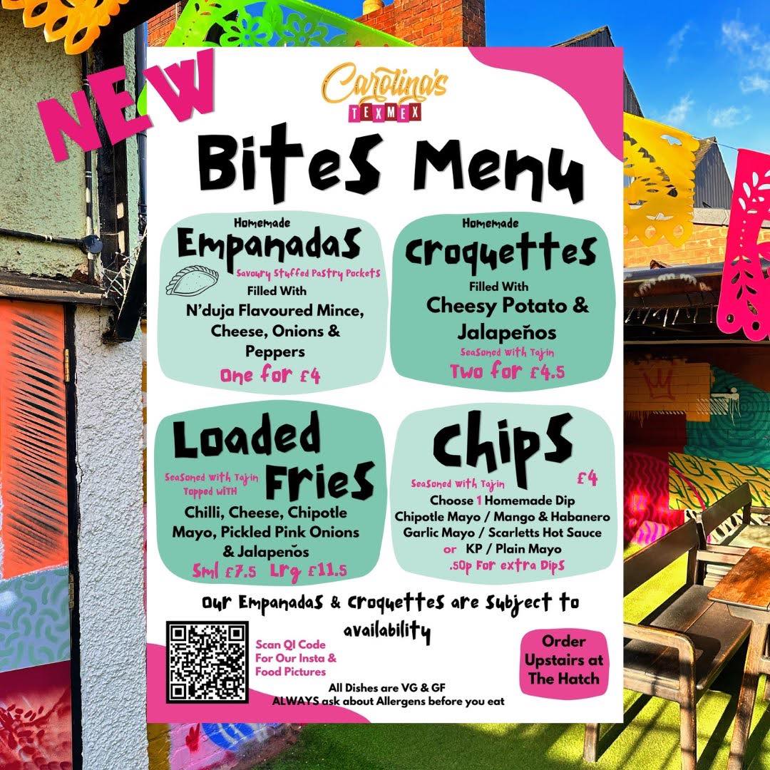 Carolina's TexMex Menu Page 2